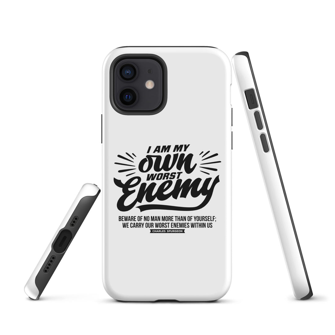 Christian Phone Case Worst Enemy White for iPhone® iPhone® Phone Cases   