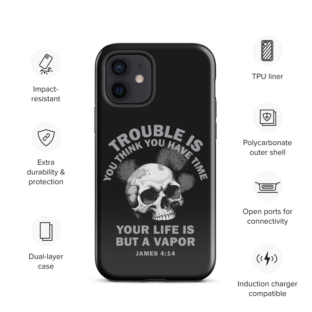 Christian Phone Case Life Is Vapor Black for iPhone® iPhone® Phone Cases   