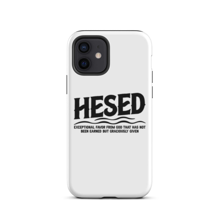 Christian Phone Case Hesed Exceptional Favor White for iPhone® iPhone® Phone Cases Glossy iPhone 12 