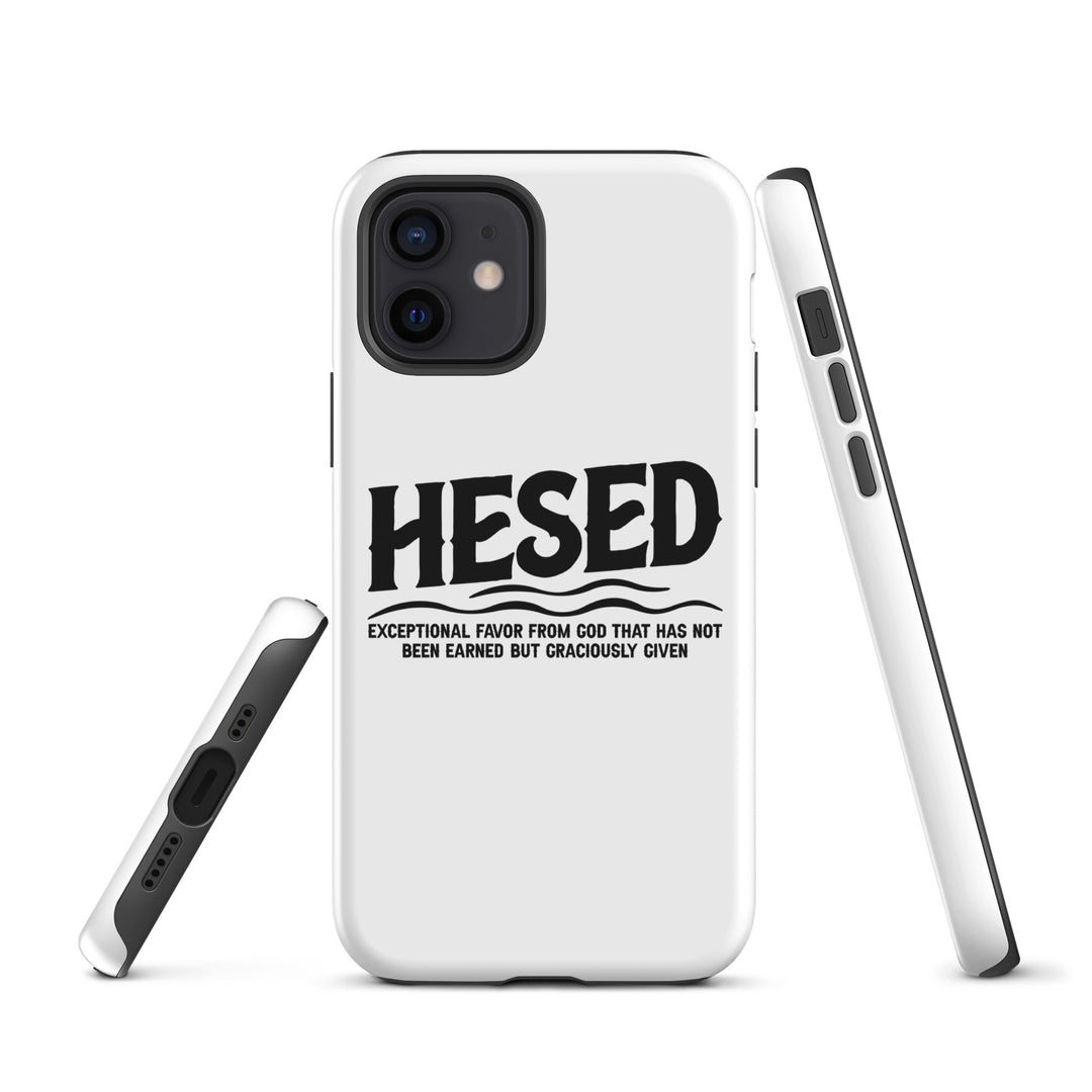 Christian Phone Case Hesed Exceptional Favor White for iPhone® iPhone® Phone Cases   