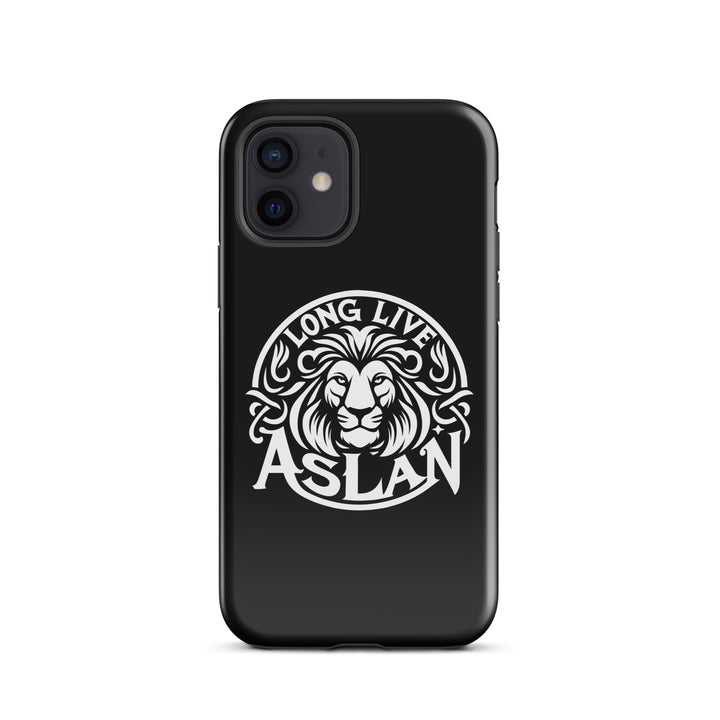 Christian Phone Case Long Live Aslan Black for iPhone® iPhone® Phone Cases Glossy iPhone 12 