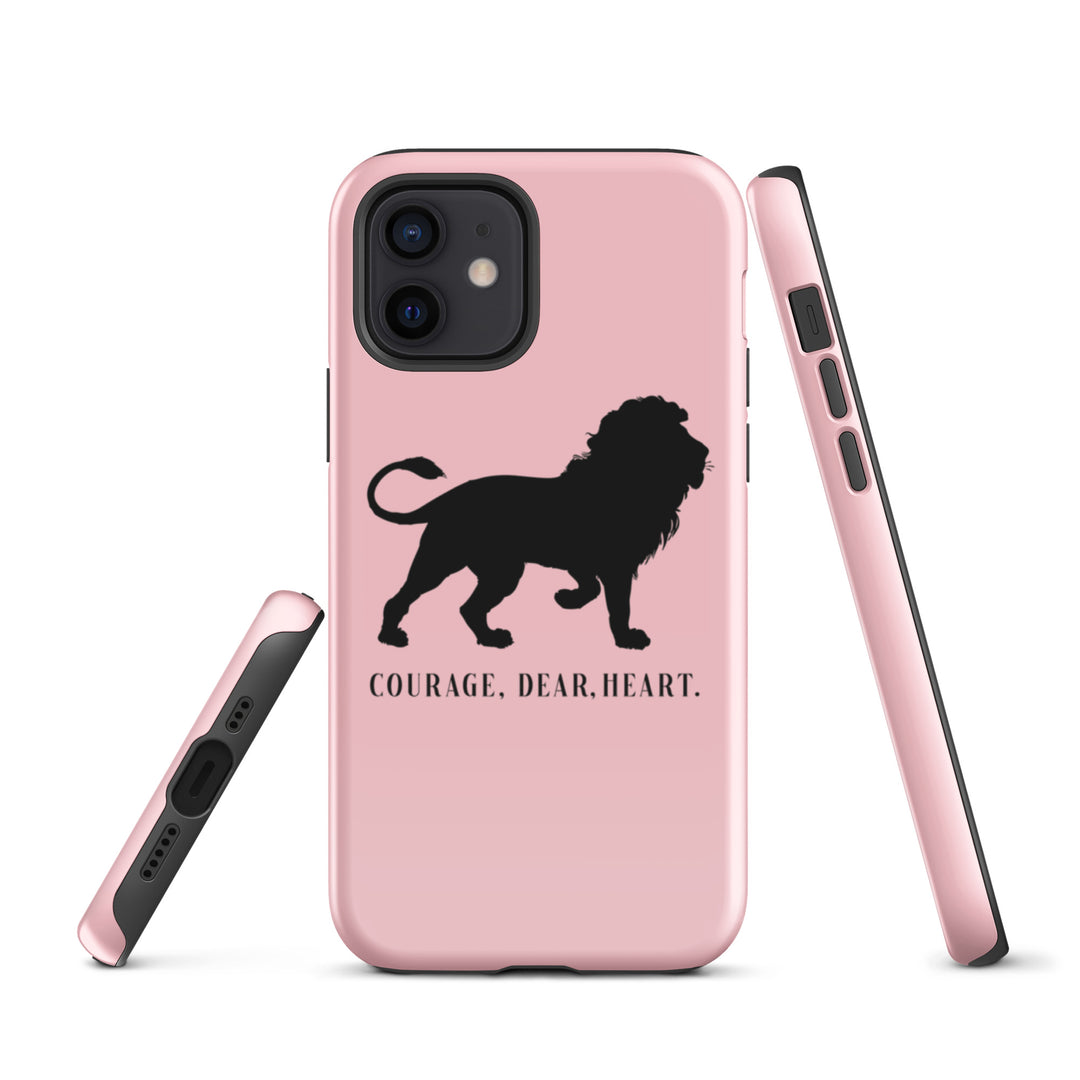 Christian Phone Case Courage Dear Heart Pink for iPhone® iPhone® Phone Cases   