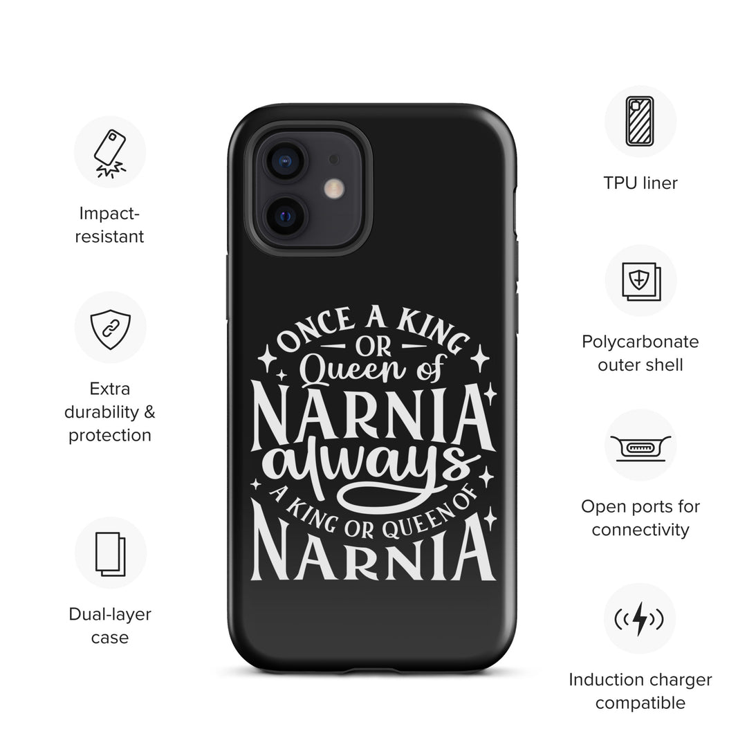 Christian Phone Case King or Queen Narnia Black for iPhone® iPhone® Phone Cases   