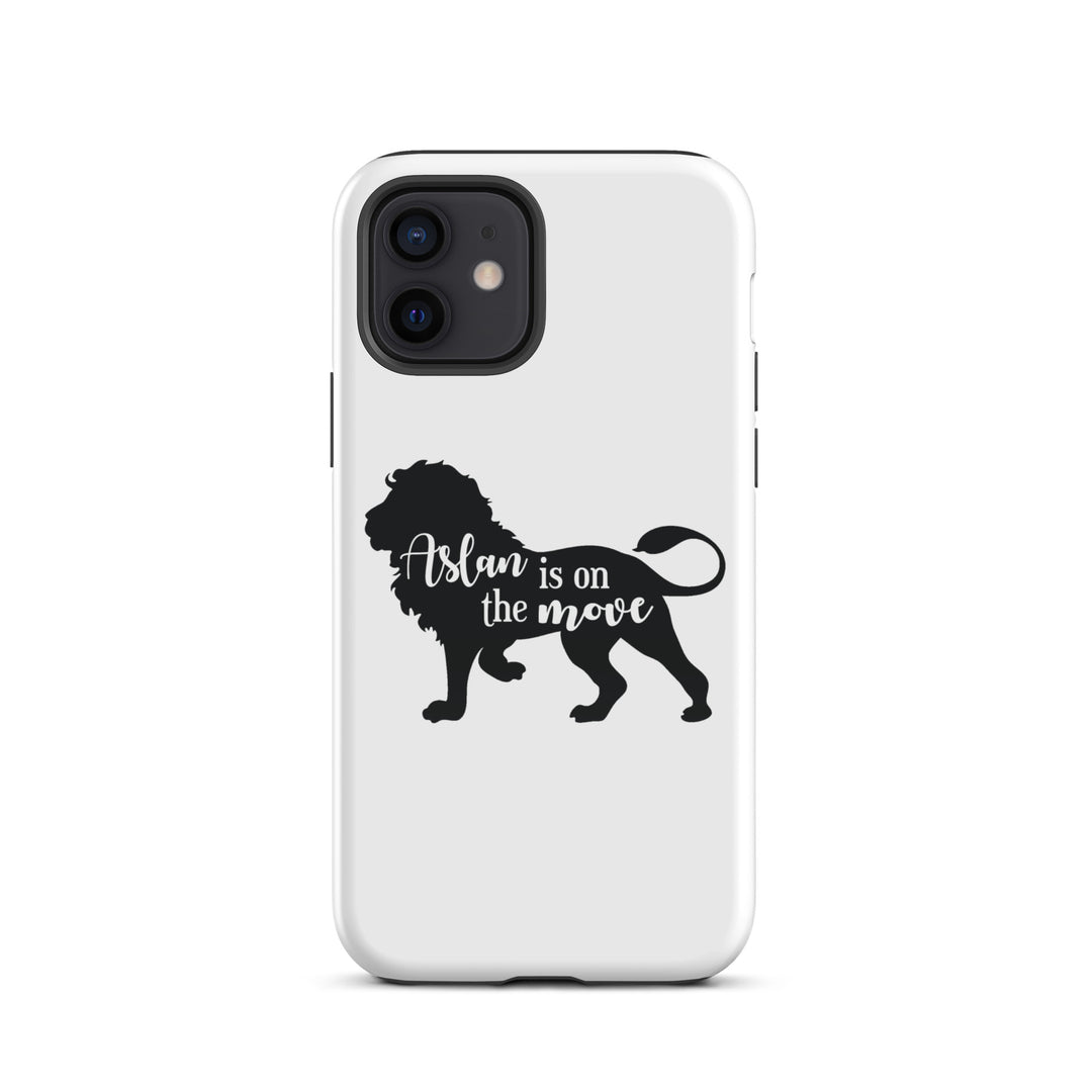 Christian Phone Case Aslan Is On The Move White for iPhone® iPhone® Phone Cases Glossy iPhone 12 