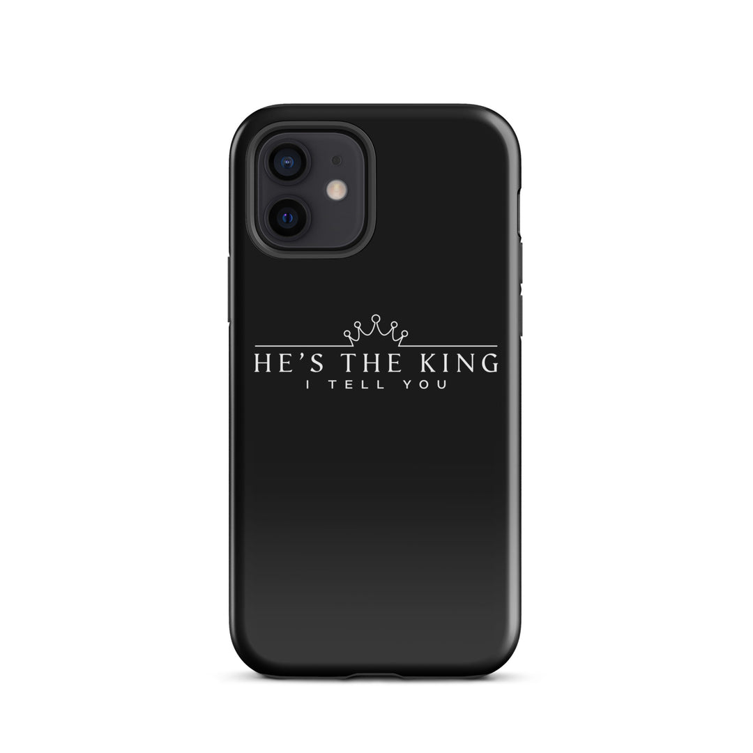 Christian Phone Case He's The King Black for iPhone® iPhone® Phone Cases Glossy iPhone 12 