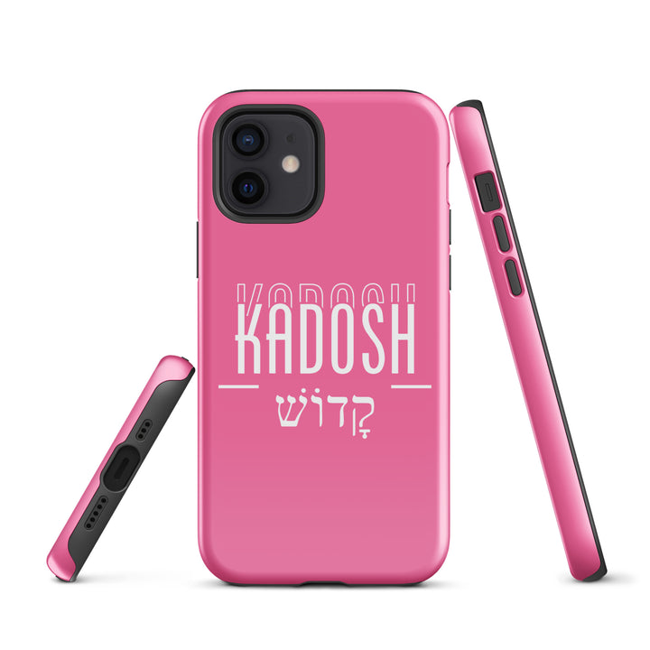 Christian Phone Case Kadosh Hebrew Pink for iPhone® iPhone® Phone Cases   