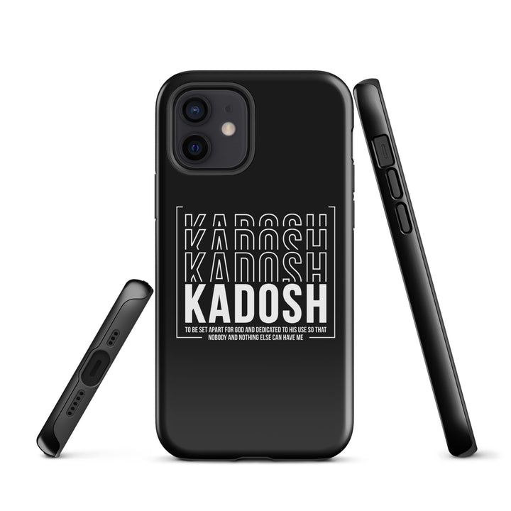 Christian Phone Case Kadosh Dedicated To His Use Black for iPhone® iPhone® Phone Cases   