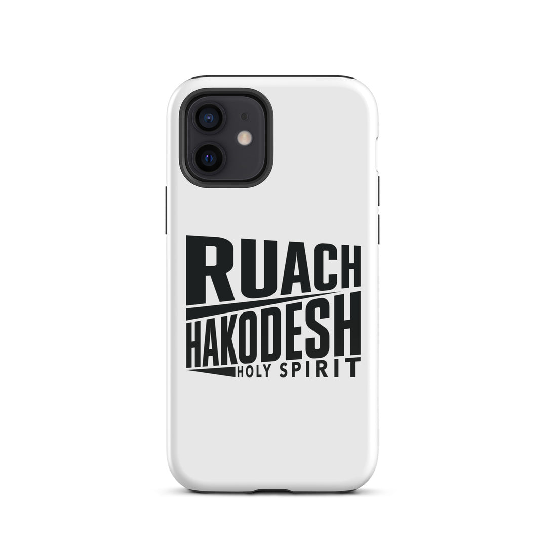 Christian Phone Case Ruach Hakodesh Holy Spirit White for iPhone® iPhone® Phone Cases Glossy iPhone 12 