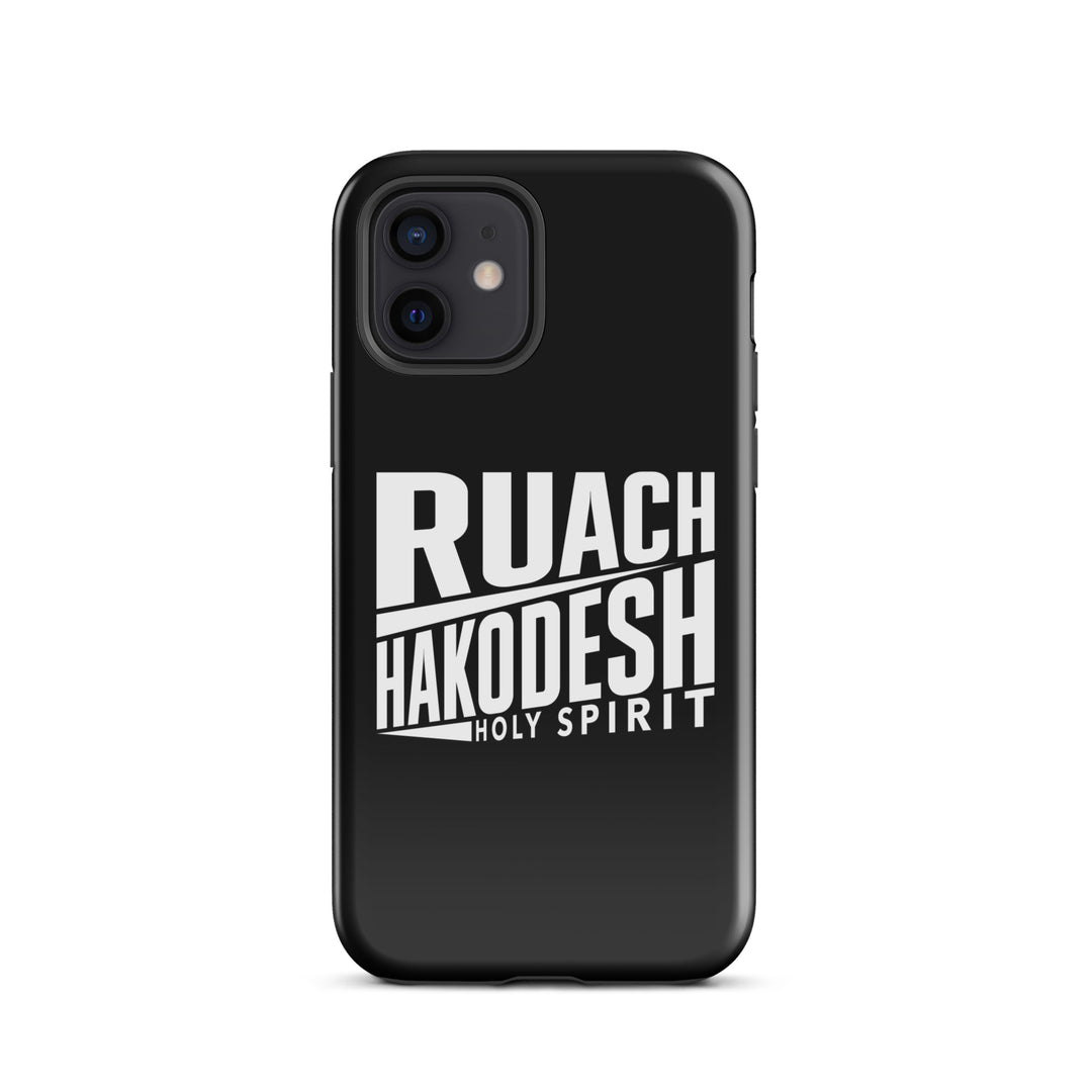 Christian Phone Case Ruach Hakodesh Holy Spirit Black for iPhone® iPhone® Phone Cases Glossy iPhone 12 