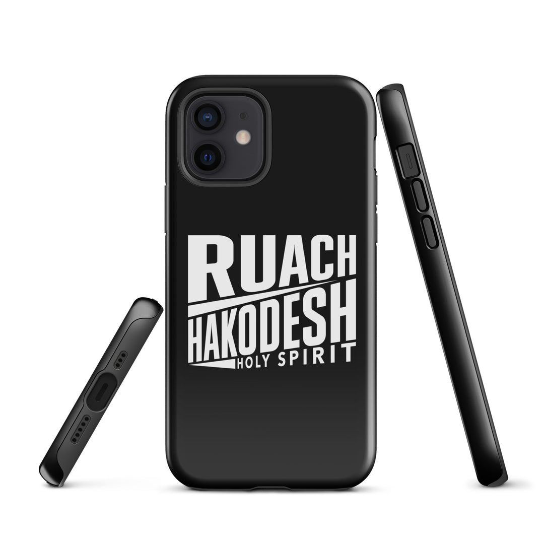 Christian Phone Case Ruach Hakodesh Holy Spirit Black for iPhone® iPhone® Phone Cases   