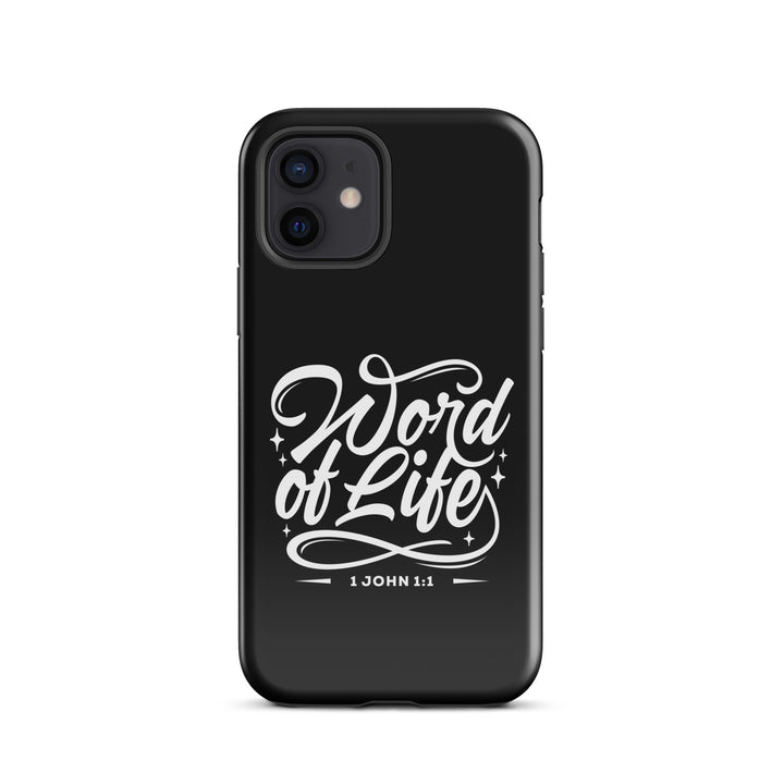 Christian Phone Case Word of Life Black for iPhone® iPhone® Phone Cases Glossy iPhone 12 