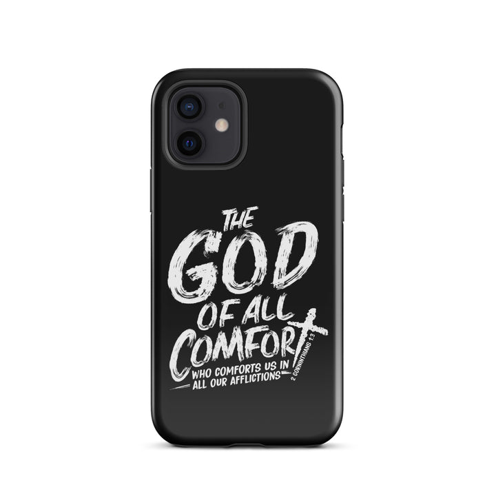 Christian Phone Case God of All Comfort Black for iPhone® iPhone® Phone Cases Glossy iPhone 12 