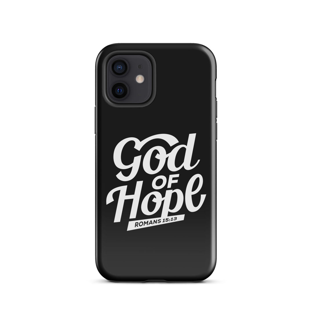 Christian Phone Case God of Hope Black for iPhone® iPhone® Phone Cases Glossy iPhone 12 