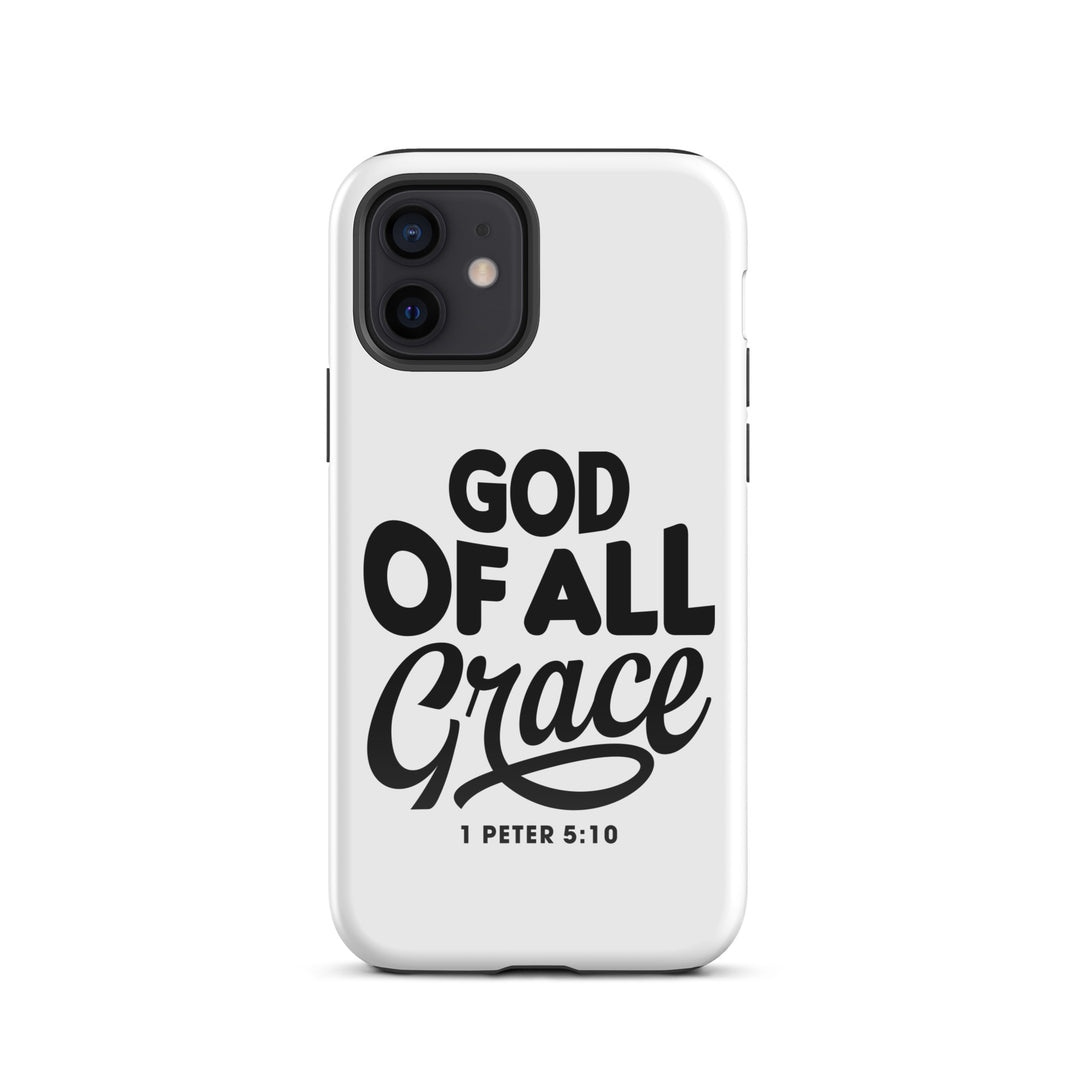 Christian Phone Case God of All Grace White for iPhone® iPhone® Phone Cases Glossy iPhone 12 