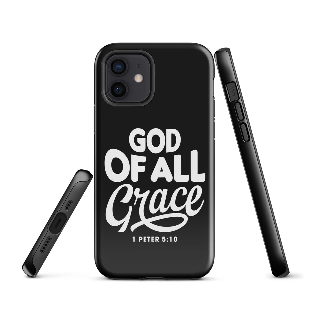 Christian Phone Case God of All Grace Black for iPhone® iPhone® Phone Cases   