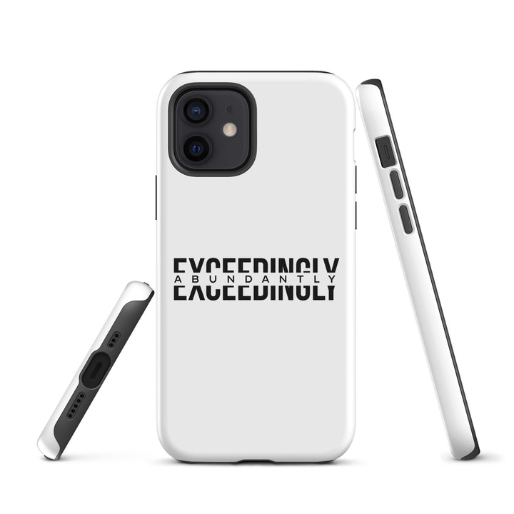 Christian Phone Case Exceedingly Abundantly White for iPhone® iPhone® Phone Cases   