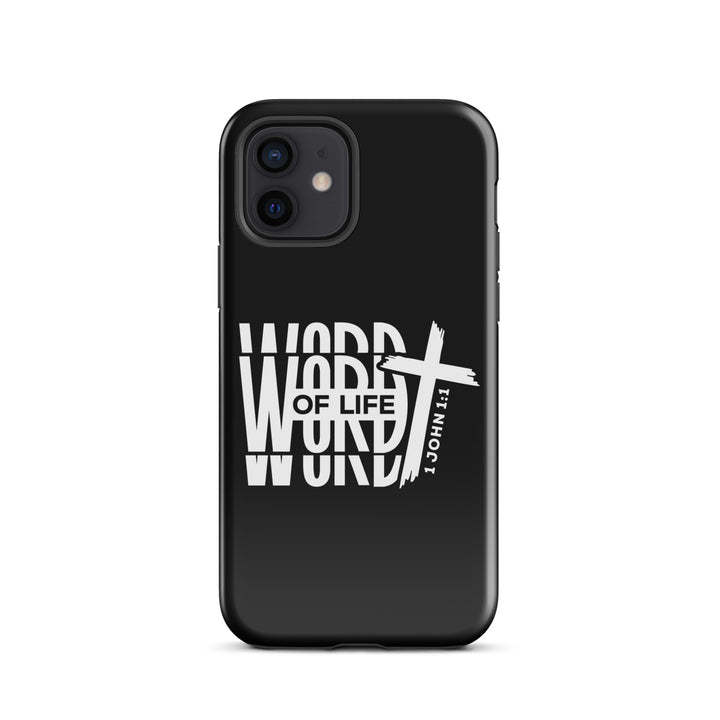 Christian Phone Case Word of Life Black for iPhone® iPhone® Phone Cases Glossy iPhone 12 