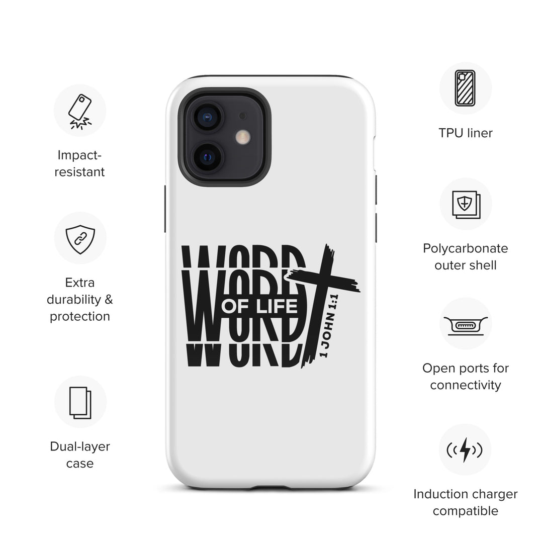 Christian Phone Case Word of Life White for iPhone® iPhone® Phone Cases   