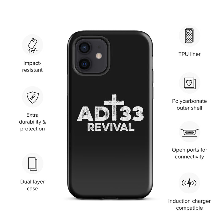 Christian Phone Case AD 33 Revival Black for iPhone® iPhone® Phone Cases   