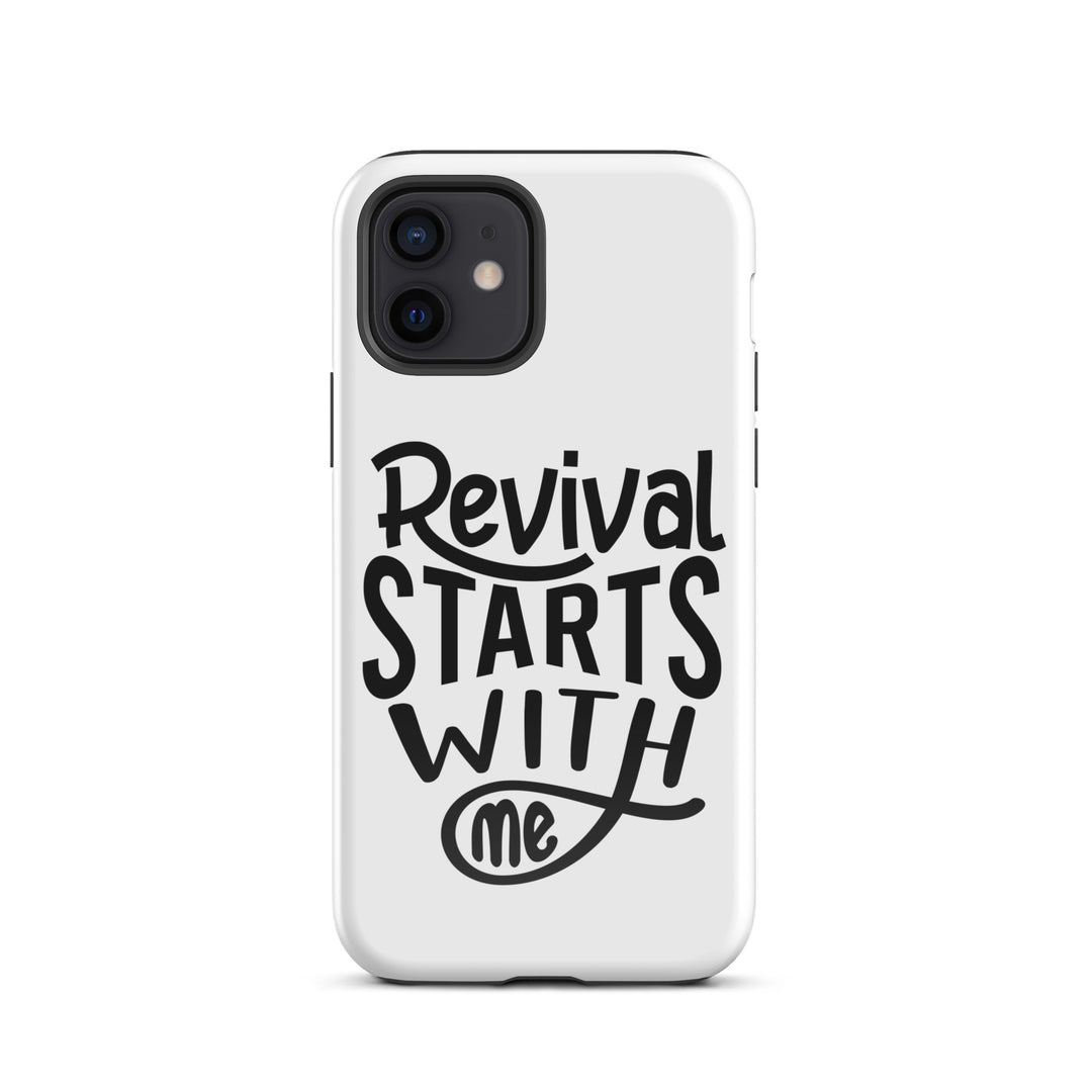 Christian Phone Case Revival Starts With Me White for iPhone® iPhone® Phone Cases Glossy iPhone 12 