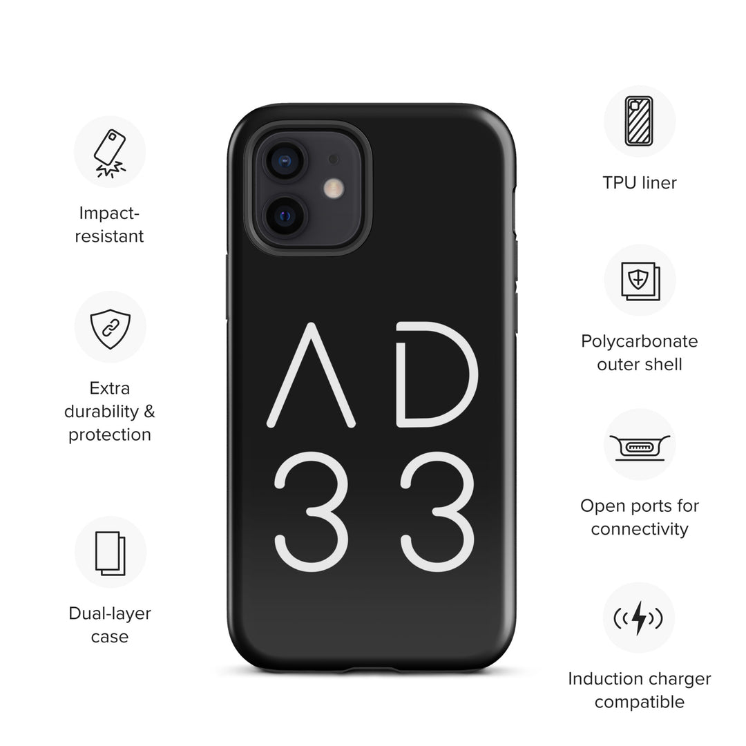 Christian Phone Case AD 33 Black for iPhone® iPhone® Phone Cases   