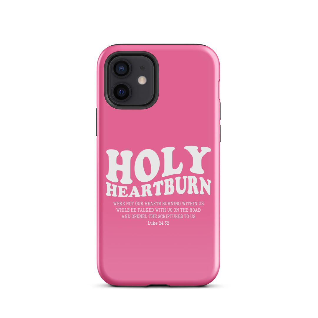 Christian Phone Case Holy Heartburn Pink  for iPhone® iPhone® Phone Cases Glossy iPhone 12 