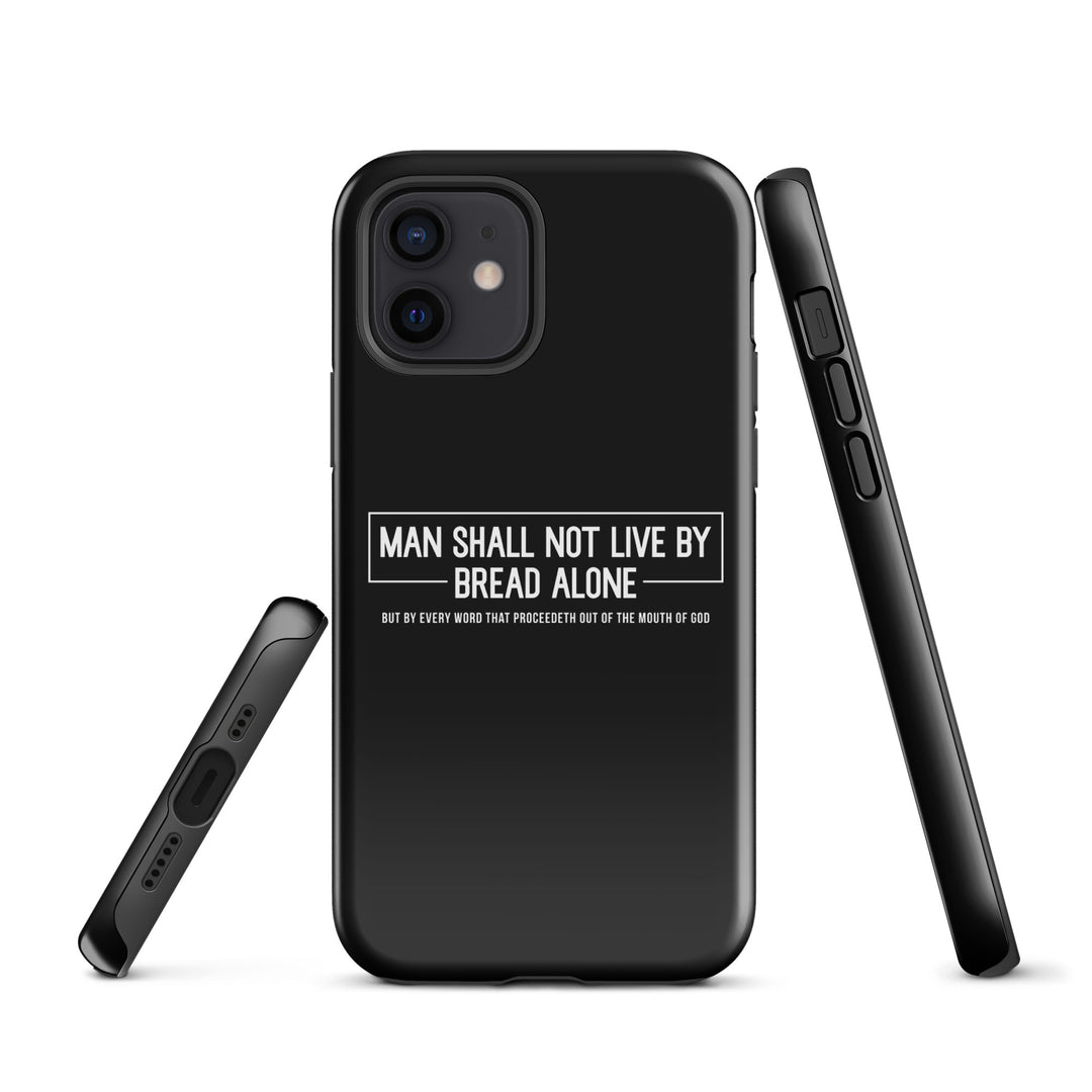 Christian Phone Case Bread Alone Black for iPhone® iPhone® Phone Cases   