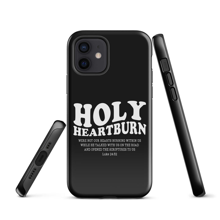 Christian Phone Case Holy Heartburn Black for iPhone® iPhone® Phone Cases   