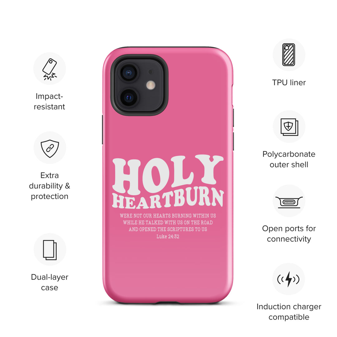 Christian Phone Case Holy Heartburn Pink  for iPhone® iPhone® Phone Cases   