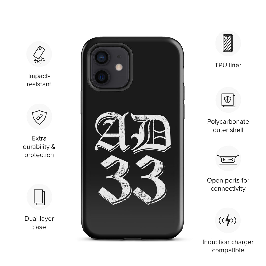 Christian Phone Case AD 33 Old English Black for iPhone® iPhone® Phone Cases   