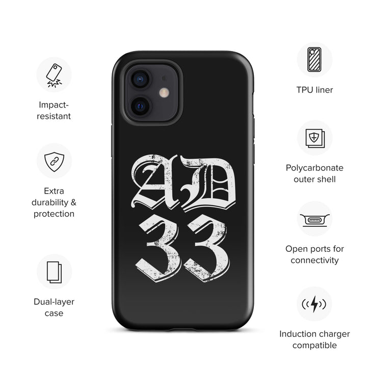 Christian Phone Case AD 33 Old English Black for iPhone® iPhone® Phone Cases   