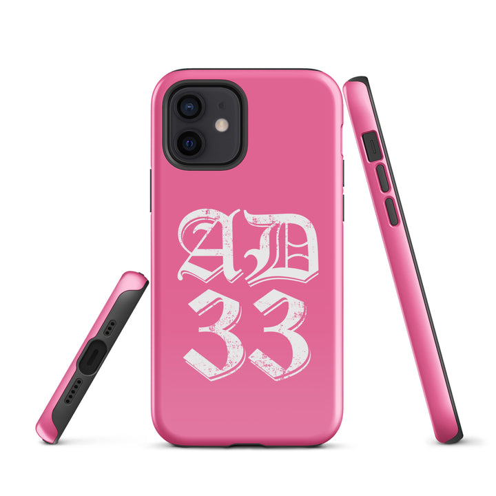 Christian Phone Case AD 33 Old English Pink for iPhone® iPhone® Phone Cases   