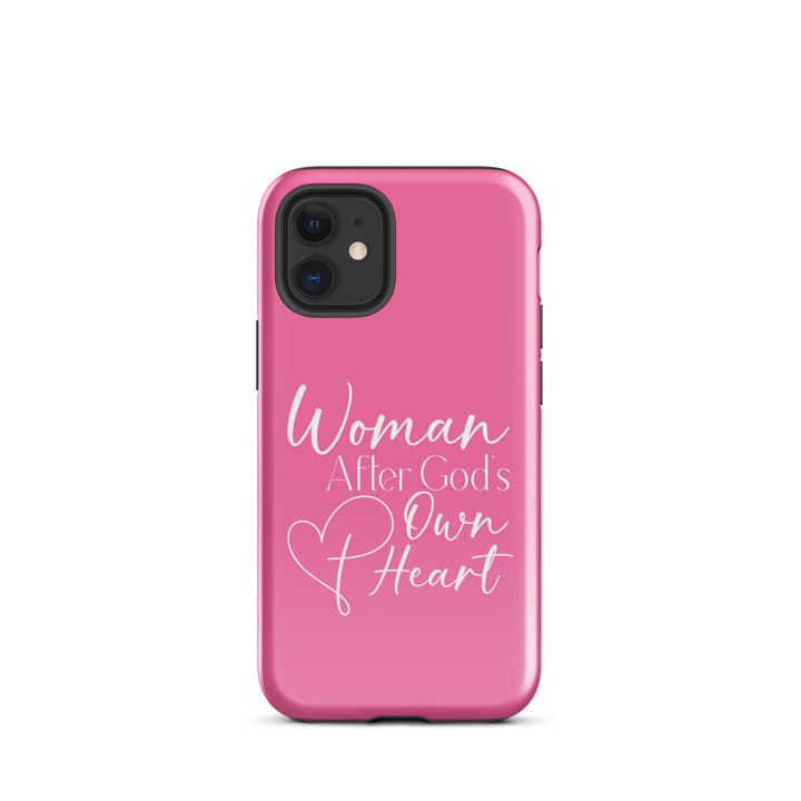 Christian Phone Case Woman After God's Heart Pink for iPhone® iPhone® Phone Cases Glossy iPhone 12 mini 