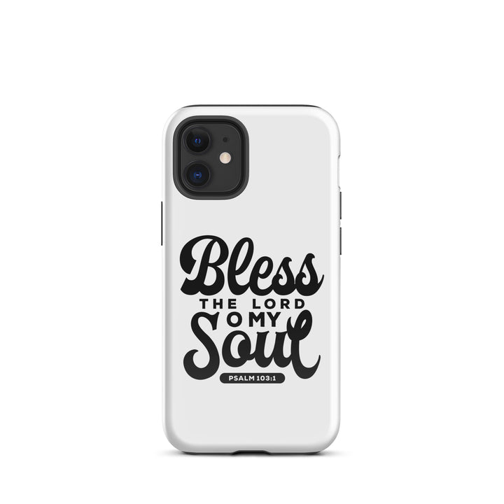 Christian Phone Case  Bless The Lord for iPhone® iPhone® Phone Cases Glossy iPhone 12 mini 