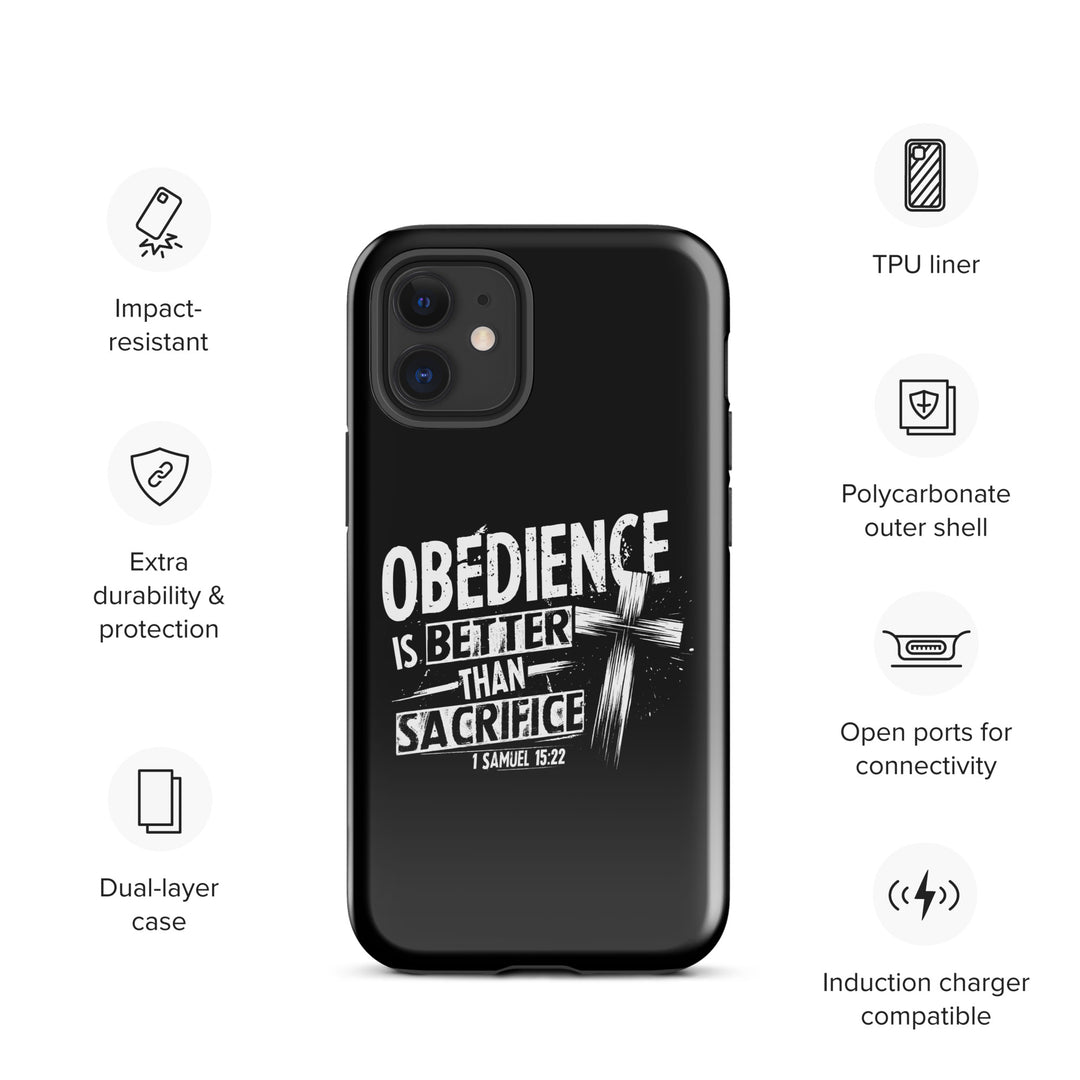 Christian Phone Case Obedience Is Better for iPhone® iPhone® Phone Cases   