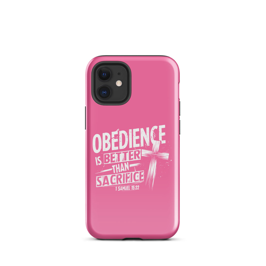 Christian Phone Case Obedience IS Better for iPhone® iPhone® Phone Cases Glossy iPhone 12 mini 