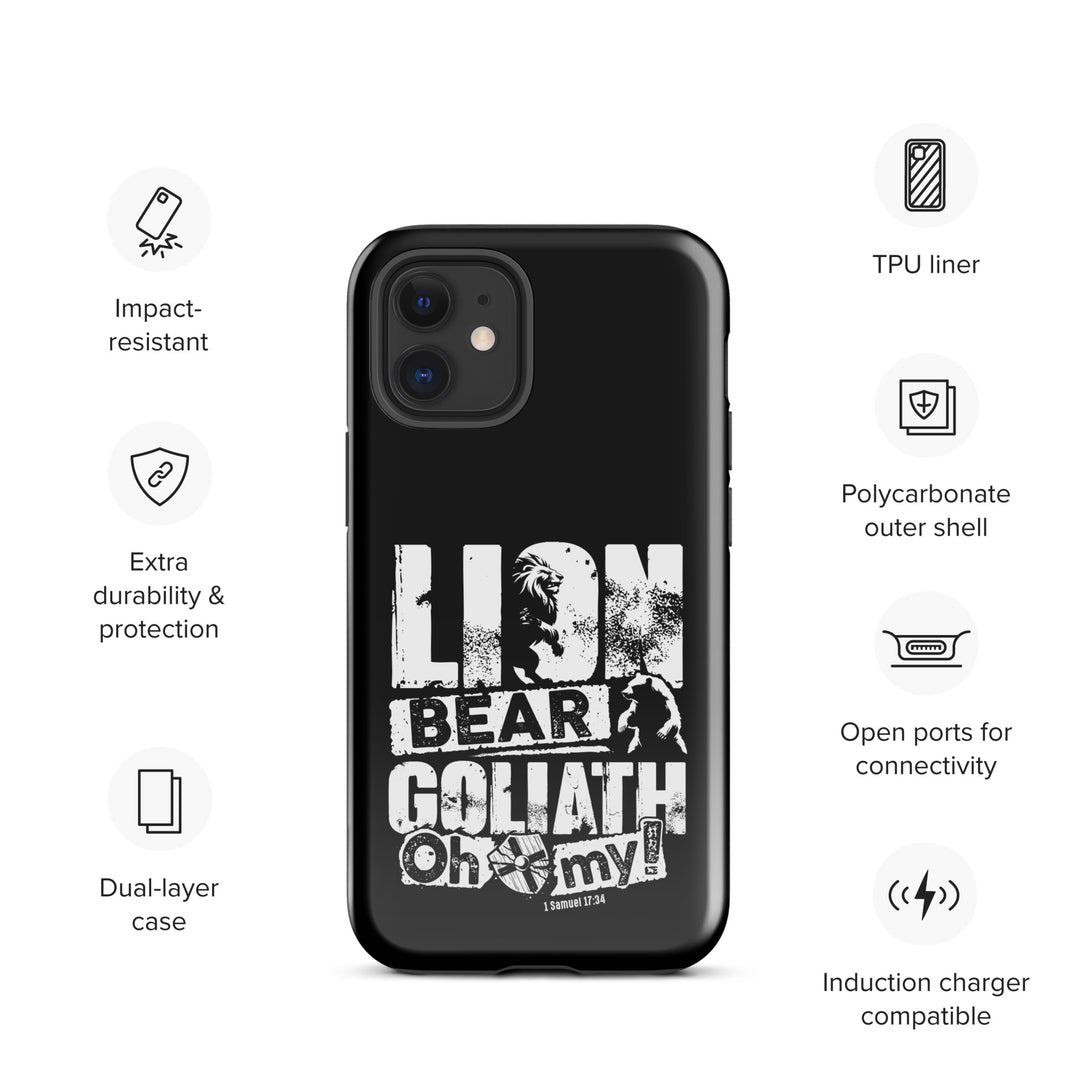 Christian Phone Case Lion Bear Goliath for iPhone® iPhone® Phone Cases   