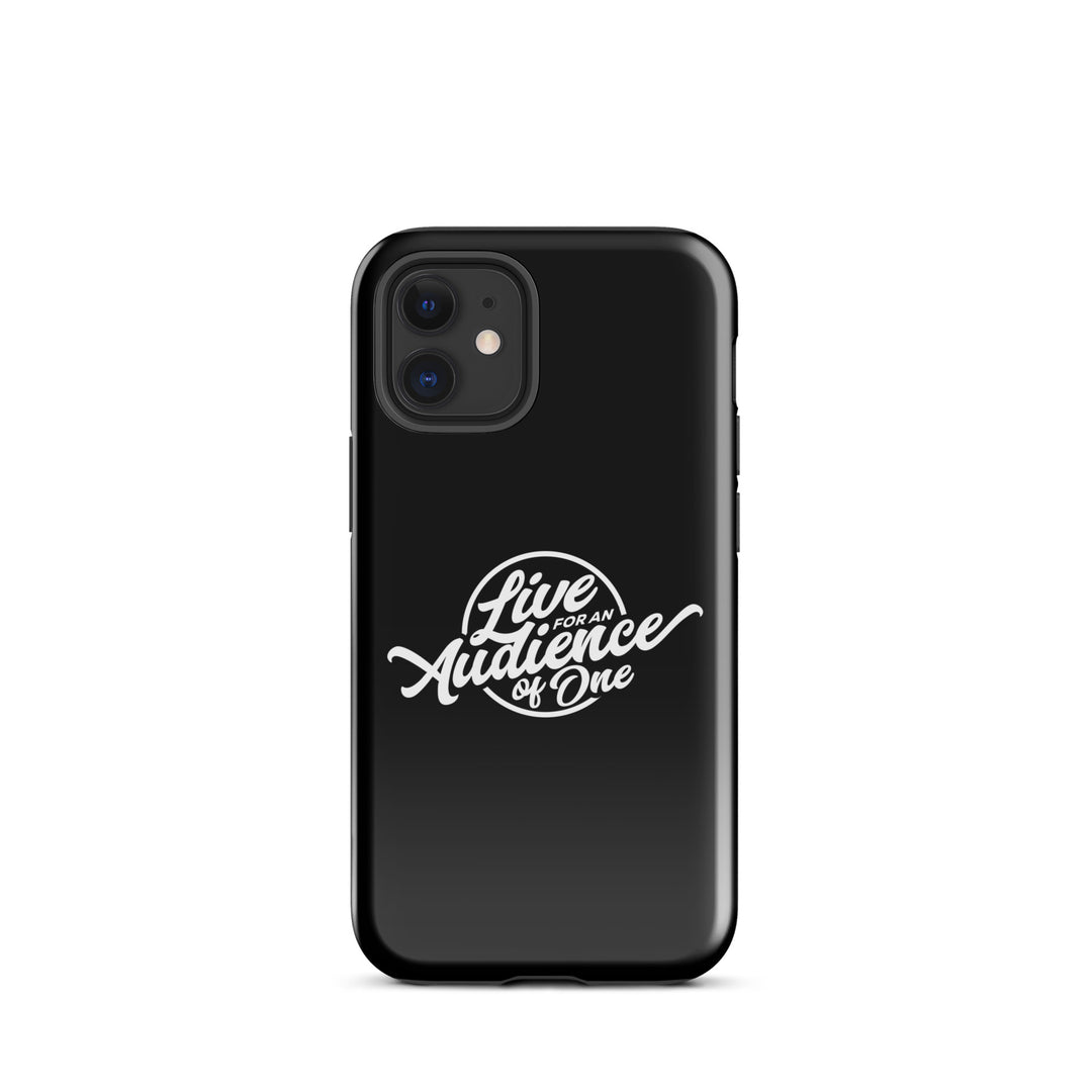 Christian Phone Case Audience of One Black for iPhone® iPhone® Phone Cases Glossy iPhone 12 mini 