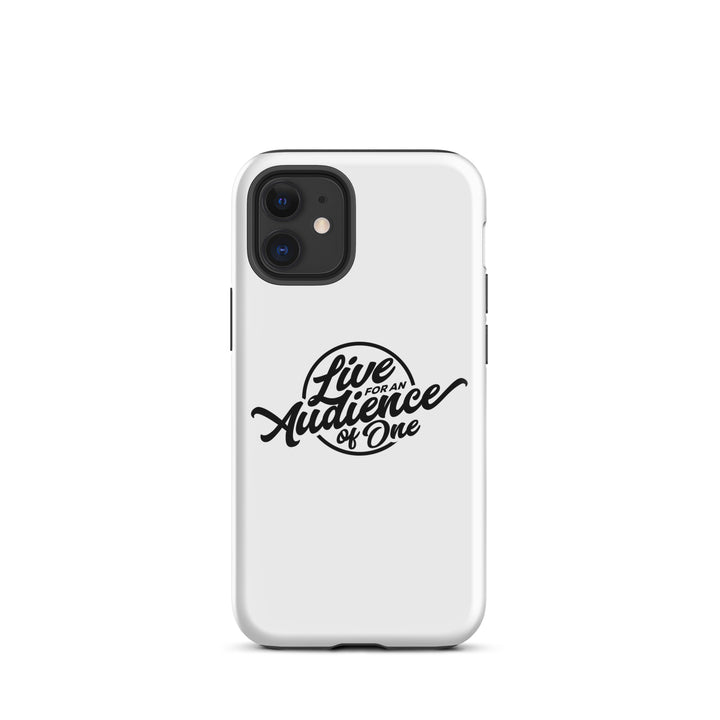 Christian Phone Case Audience of One White for iPhone® iPhone® Phone Cases Glossy iPhone 12 mini 