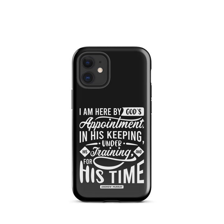 Christian Phone Case His Time Black for iPhone® iPhone® Phone Cases Glossy iPhone 12 mini 