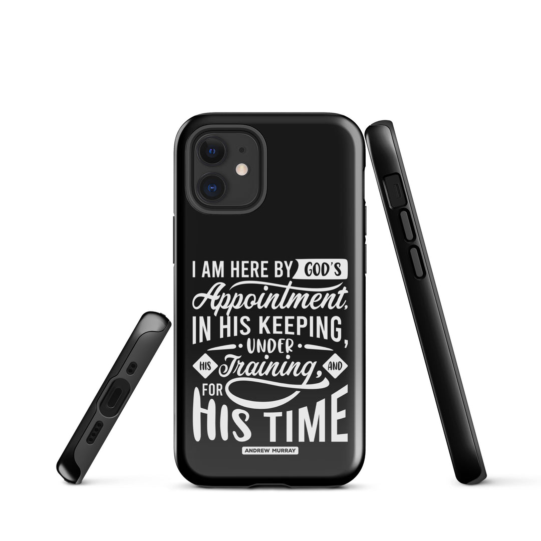 Christian Phone Case His Time Black for iPhone® iPhone® Phone Cases   