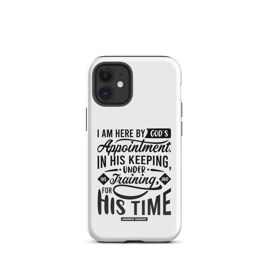 Christian Phone Case His Time White for iPhone® iPhone® Phone Cases Glossy iPhone 12 mini 