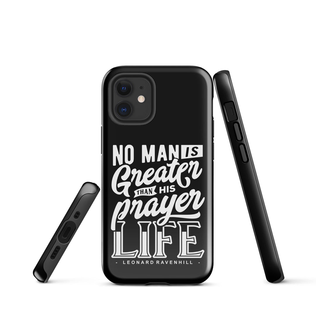 Christian Phone Case Prayer Life Black for iPhone® iPhone® Phone Cases   