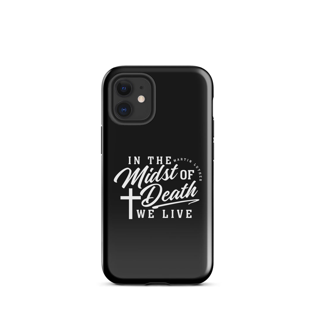 Christian Phone Case Midst of Death Black for iPhone® iPhone® Phone Cases Glossy iPhone 12 mini 