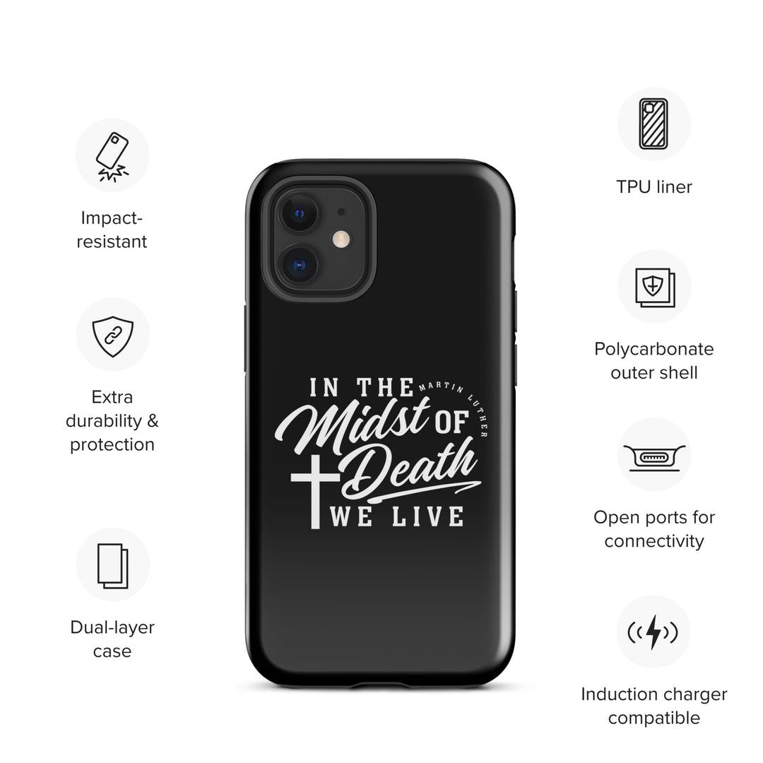 Christian Phone Case Midst of Death Black for iPhone® iPhone® Phone Cases   