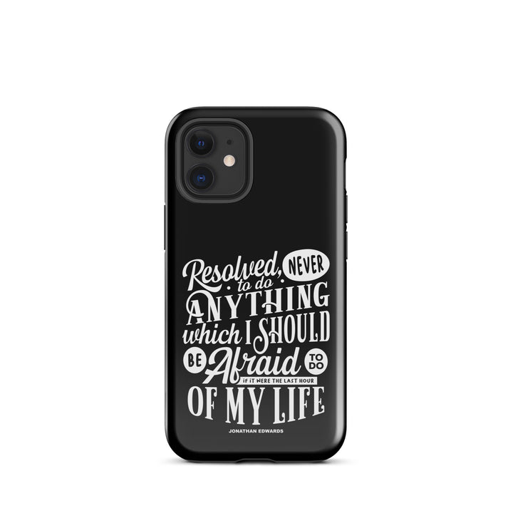 Christian Phone Case Last Hour Black for iPhone® iPhone® Phone Cases Glossy iPhone 12 mini 