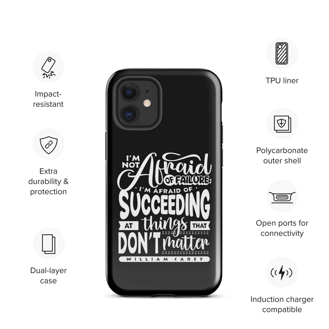 Christian Phone Case Things That Matter Black for iPhone® iPhone® Phone Cases   