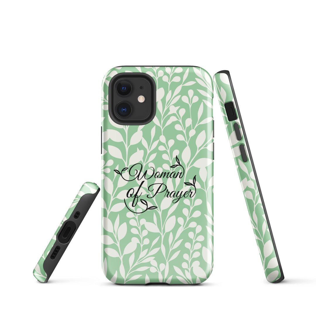 Christian Phone Case Woman of Prayer Green for iPhone® iPhone® Phone Cases   