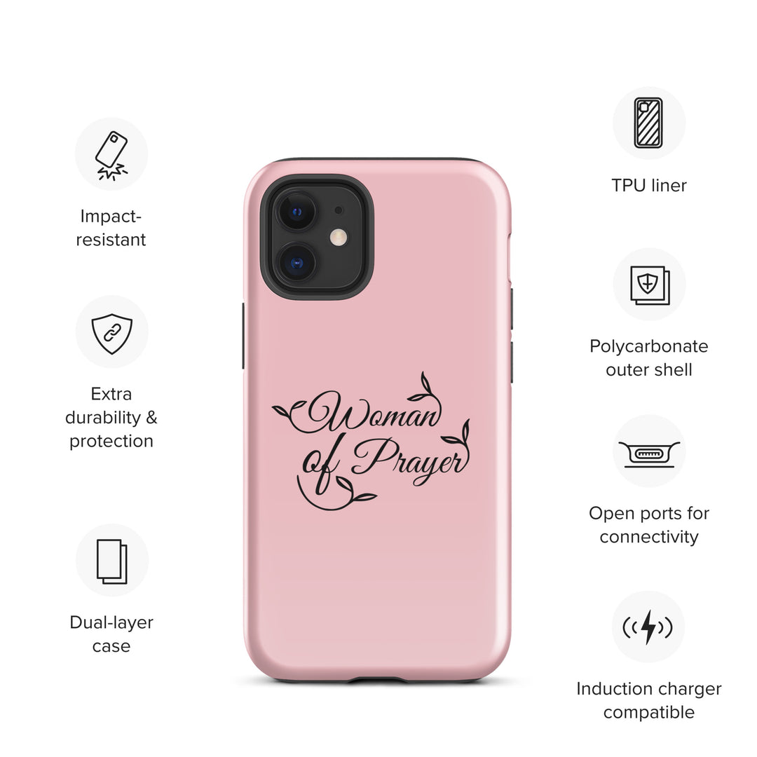 Christian Phone Case Woman of Prayer Pink for iPhone® iPhone® Phone Cases   