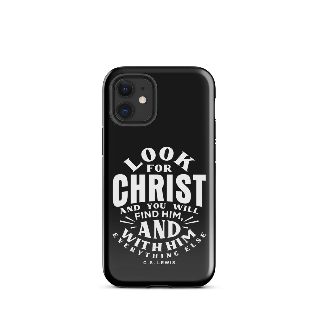 Christian Phone Case Look For Christ Black for iPhone® iPhone® Phone Cases Glossy iPhone 12 mini 